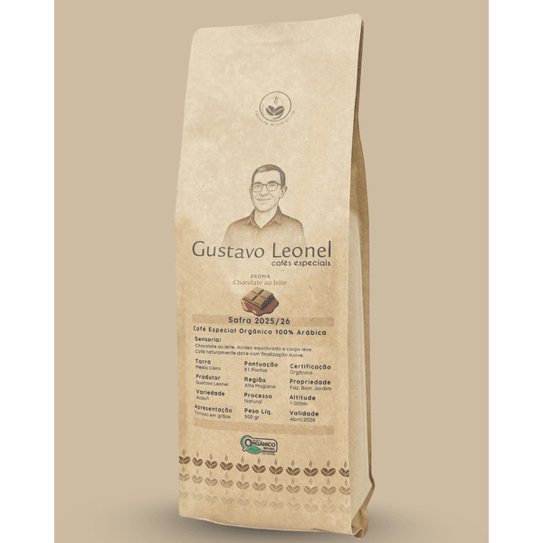 Microlote Gustavo Leonel Cafés Especiais ACAUÃ- Torrado Em Grãos 500g