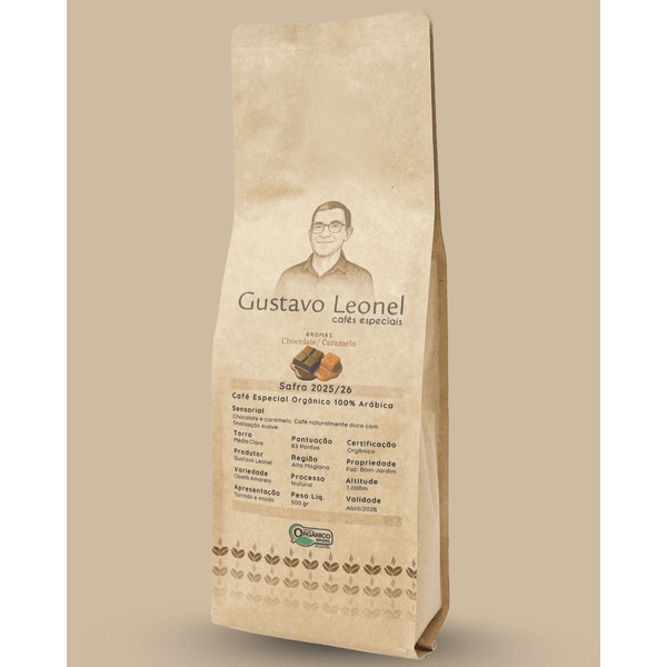 Microlote Gustavo Leonel Cafés Especiais OBATÃ AMARELO- Torrado E Moído 500g