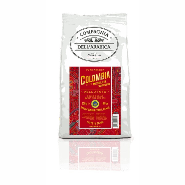 Café Colombia Compagnia Dell'Arabica Torrado em Grãos 250G