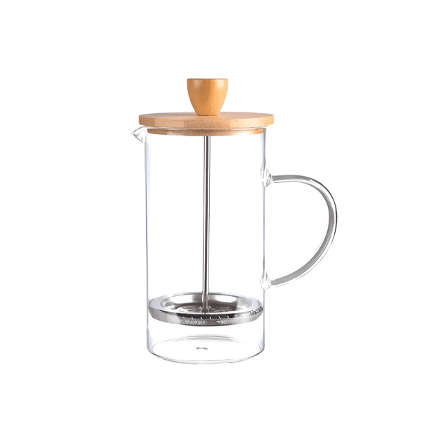 Prensa Francesa com Tampa de Bambu 600ml