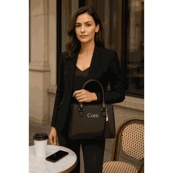 Bolsa Cotti Lorena Baby Fokus Preto