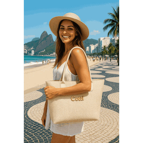 Bolsa de Praia Marfim