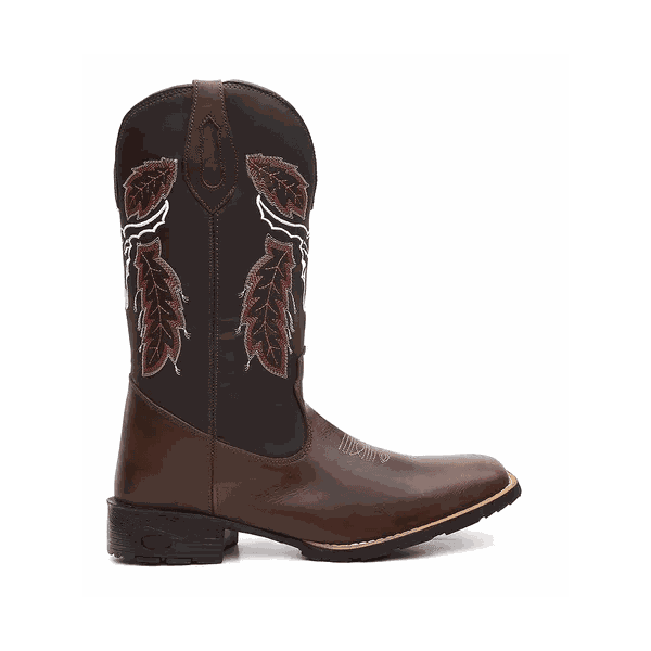 Bota Masculina Texana Cara De Boi 