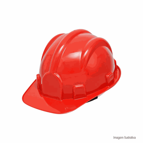 CAPACETE DE SEGURANCA VERMELHO VONDER