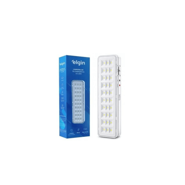 LUMINARIA DE EMER. 30LEDS BATER DE LITIO ELGIN