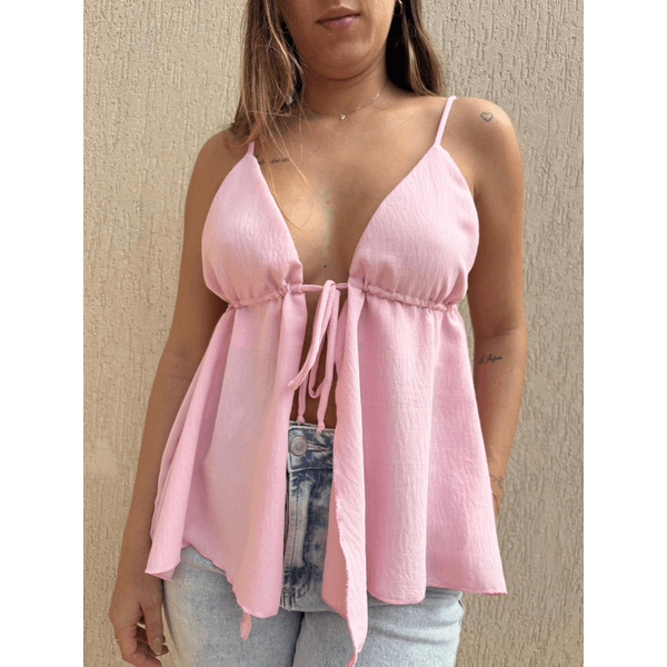Blusa Elis Rosa Bebê