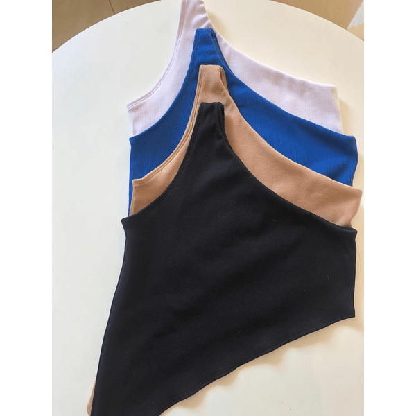 Blusa Nula Manga Jade Laranja