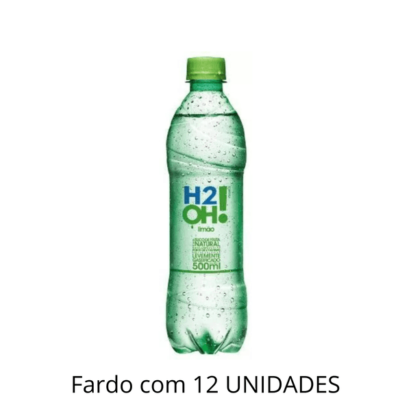 Bebida Gaseificada H2o Limão 500ml - Fardo Com 12 Unidades
