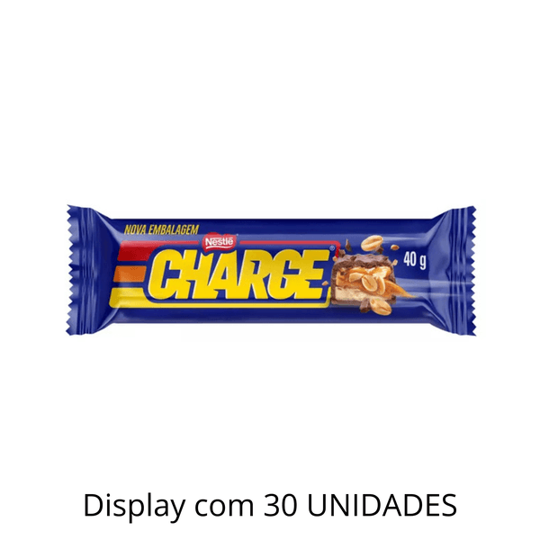 Chocolate Charge 40g - Display Com 30 Unidades