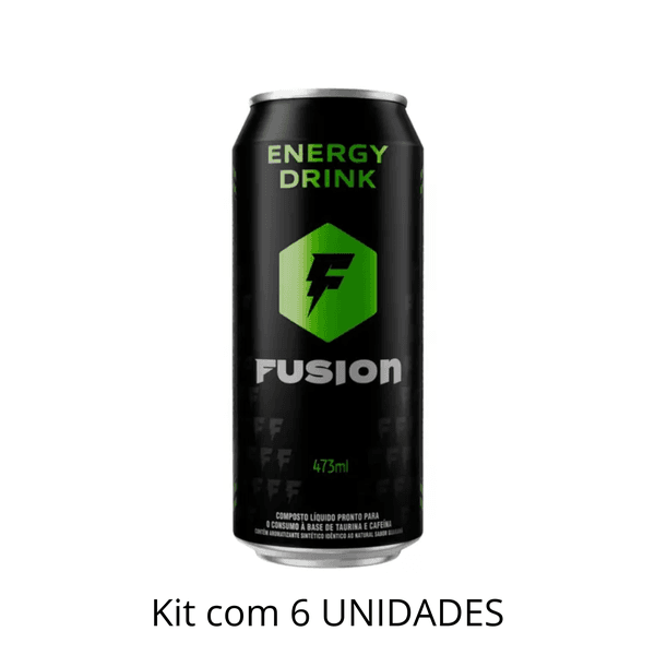 Energético Fusion 473ml - Fardo Com 12 Unidades
