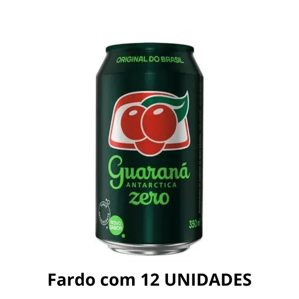 Refrigerante Guaraná Antarctica Zero Açúcar 350ml - Fardo Com 12 Unidades