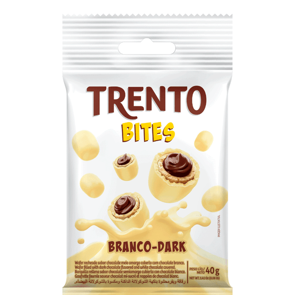 Trento Bites Branco Dark 40g