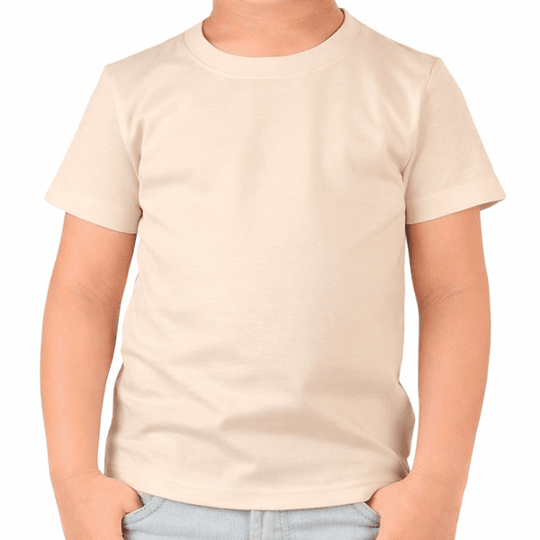Camiseta Infantil Bege
