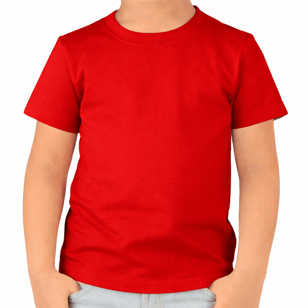 Camiseta Infantil Vermelho