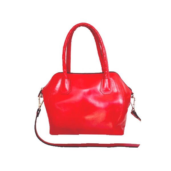 Bolsa Feminina Lagan em Couro Cor Vermelho