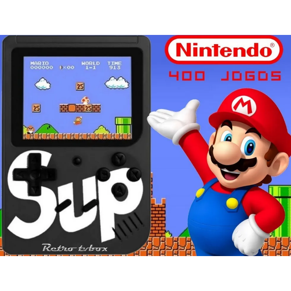 Mini Video Game Box SUP Super Nes Nintendo 400 Jogos Clássicos