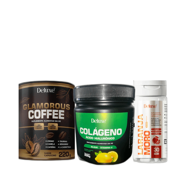 Kit Colageno Limão Laranja Moro E Glamorous Coffee