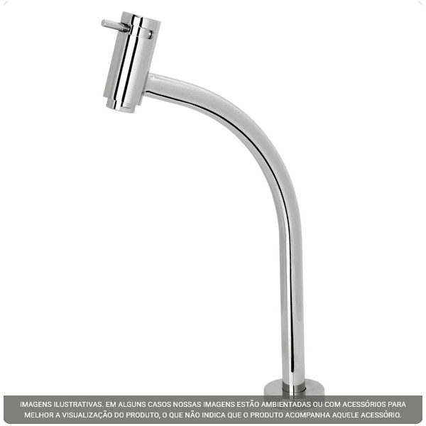 TORNEIRA DE LAVATORIO DE MESA BICA ALTA BASIC CROMADO