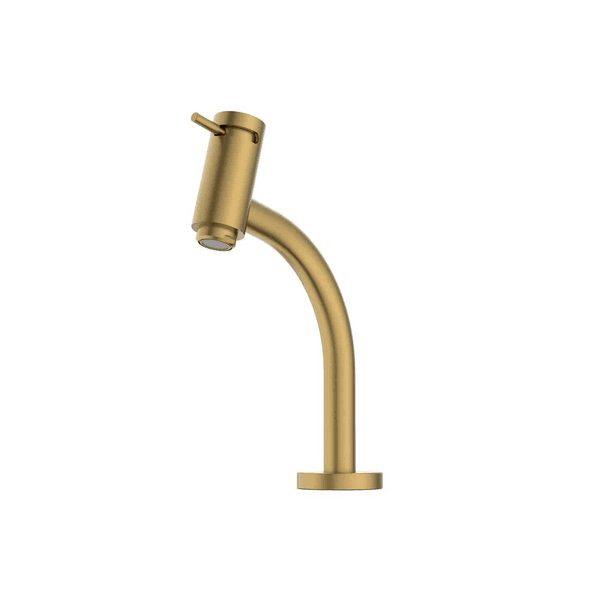 TORNEIRA DE LAVATORIO DE MESA BICA BAIXA GOLD MATTE