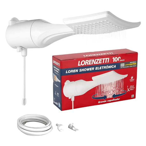 Chuveiro Lorenzetti Loren Shower Ultra Eletrônico Branco 7500W