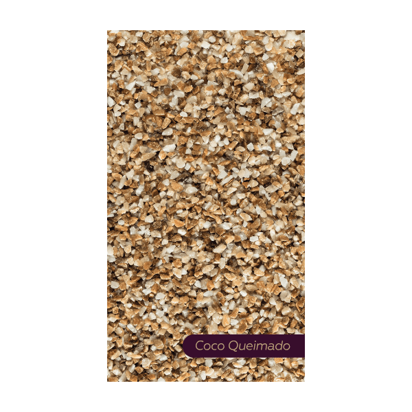 TEXTURA PEDRAS NATURAIS COCO QUEIMADO 20KG