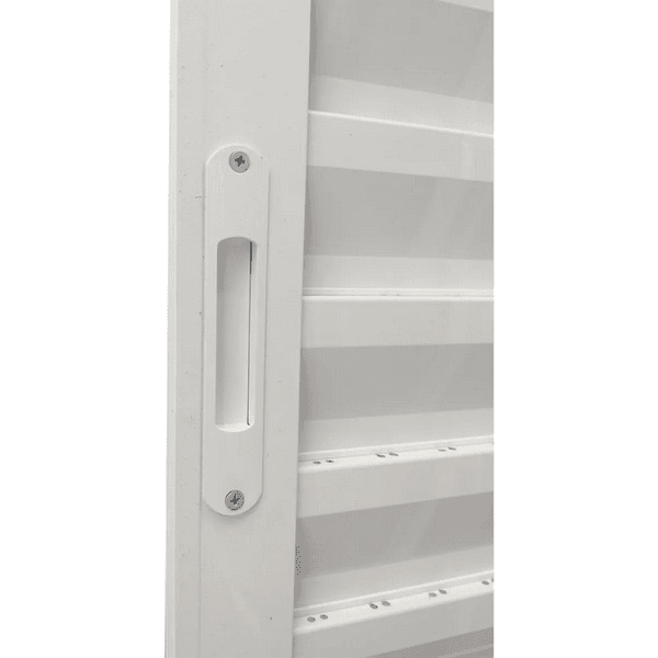 PORTA DE ALUMÍNIO BALCAO 6F 210X200 COM FECHADURA BRANCO PPB034
