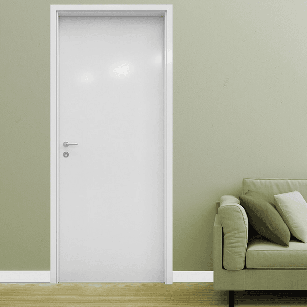 Kit Porta Madeira de Giro Branco Max 210x80cm Colméia com Batente Regulável 9 a 14cm Eucaplac Eucatex 