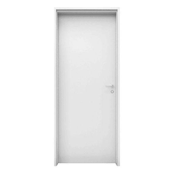 Kit Porta Madeira de Giro Branco Max 210x80cm Colméia com Batente Regulável 9 a 14cm Eucaplac Eucatex 