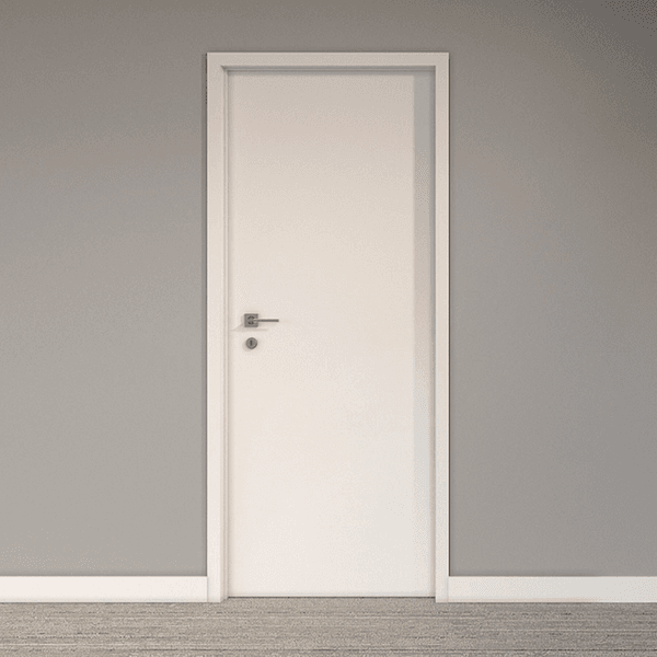 Kit Porta Madeira de Giro Branco Max 210x80cm Colméia com Batente Regulável 9 a 14cm Eucaplac Eucatex 
