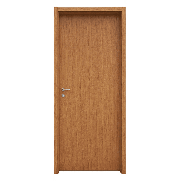 Kit Porta Madeira de Giro Nogal Mel 210x80cm Colméia com Batente Regulável 9 a 14cm Eucaplac Eucatex