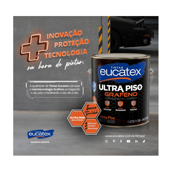 TINTA ULTRA PISO GRAFENO 3,600 LITROS (CONFIRA AS CORES)