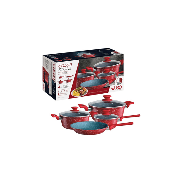  CONJUNTO PANELAS COLORSTONE 4 PEÇAS VOLCANO 