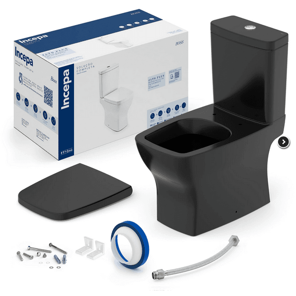 KIT BACIA COM CAIXA ACOPLADA BOSS MTBK 1897230081108