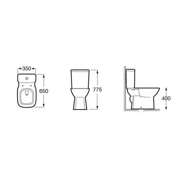 KIT BACIA C/ ACOPLADA DEBBA CLASSIC CAFE C329723015