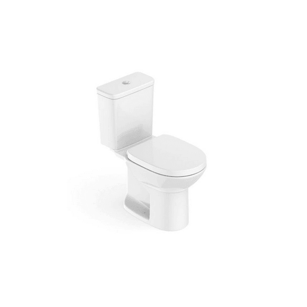 KIT BACIA COM CAIXA ACOPLADA DEBBA ROUND BRANCO