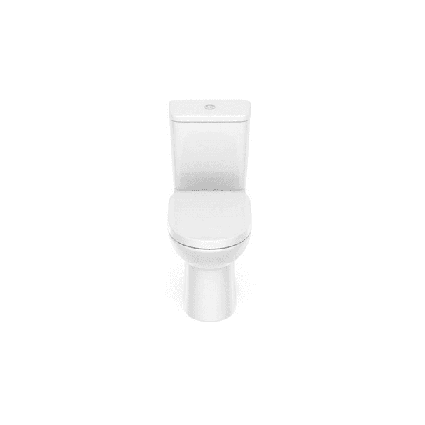 KIT BACIA COM CAIXA ACOPLADA DEBBA ROUND BRANCO