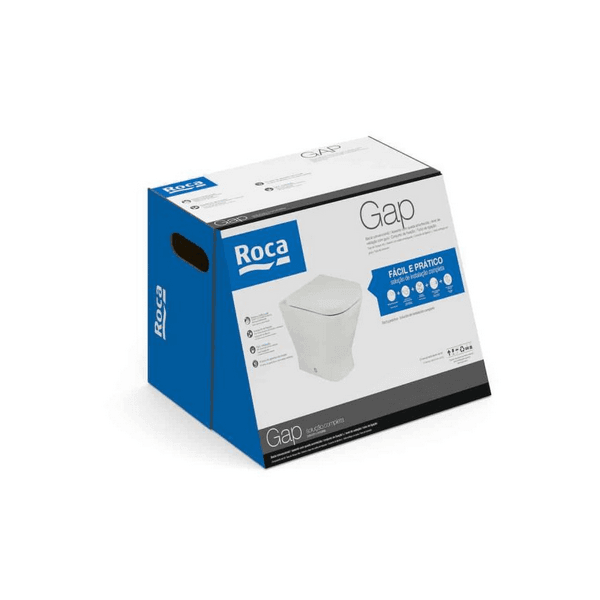 KIT BACIA CONVENCIONAL GAP BRANCO 