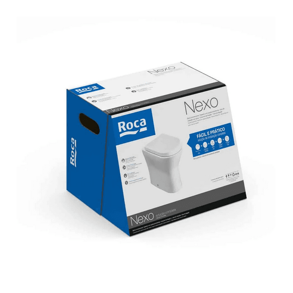 KIT BACIA SANITARIA COM ACESSORIOS NEXO BRANCO