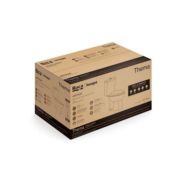 KIT BACIA CONVENCIONAL THEMA BRANCO 