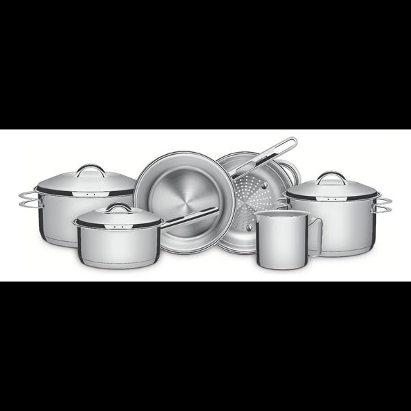 JOGO DE PANELAS AÇO INOX 6 PEÇAS SOLAR TRAMONTINA