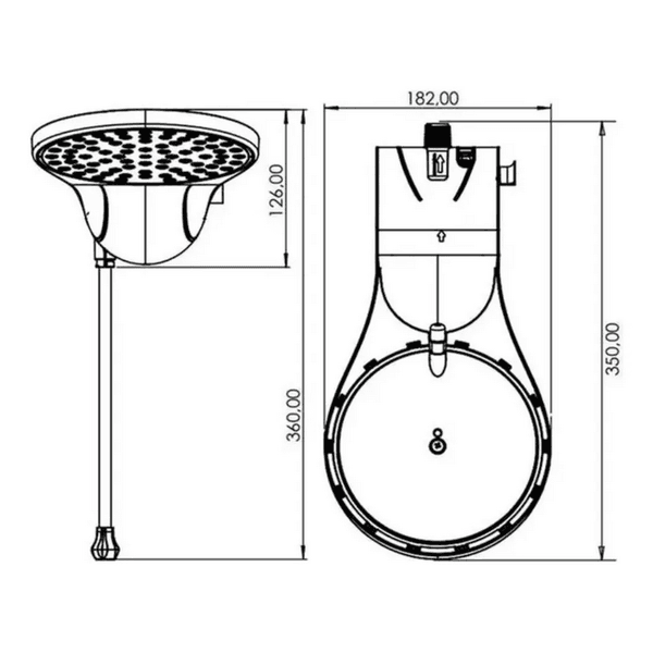 DUCHA ELETRONICA MOMENT BRANCO 220V 7500W ZAGONEL
