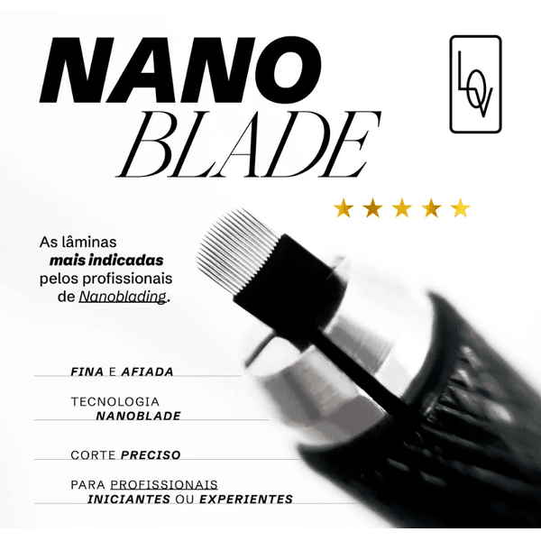Nano Blade 18U Flex 0.15mm - 10 un | LovBeauty 