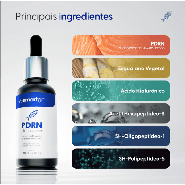 Sérum PDRN Antirrugas e Uniformizador – 30 ml | Smart GR