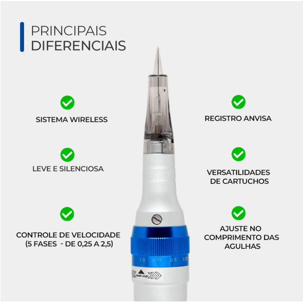 Smart Pen - Caneta de Microagulhamento | Smart GR