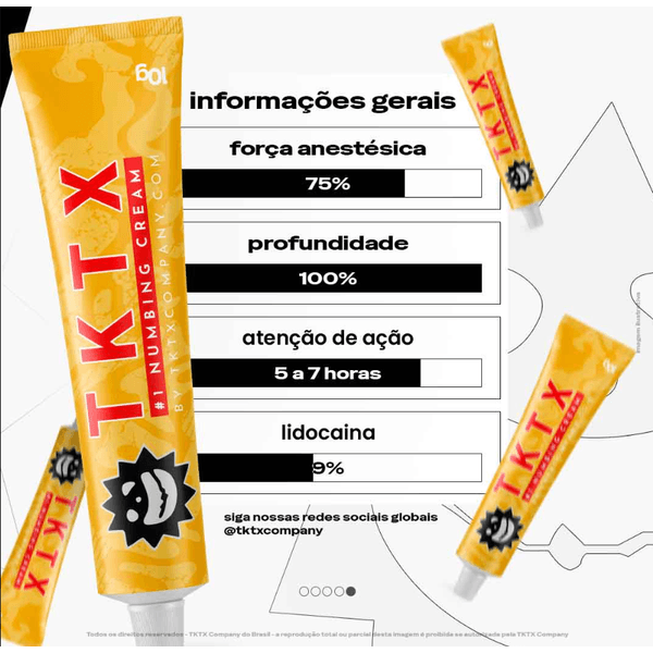 Anestésico Numb Gold 10g | Tktx