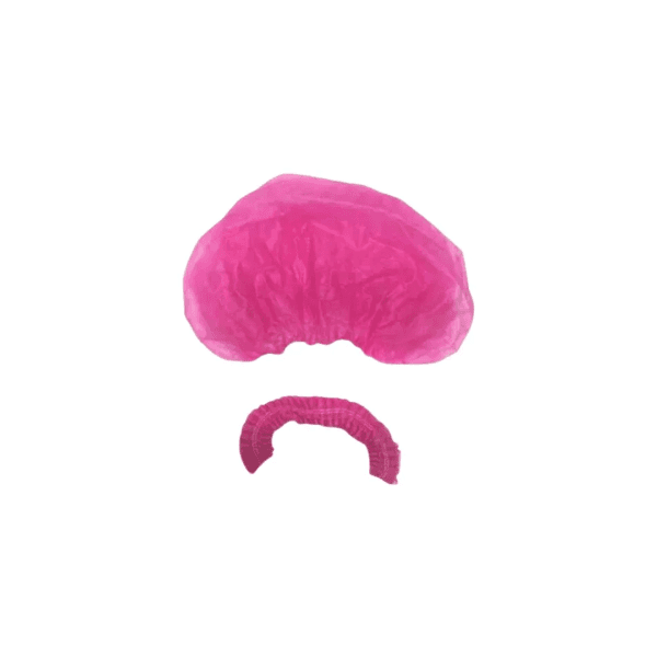 Touca Descartável Sanfonada Rosa 100 un | Protclean