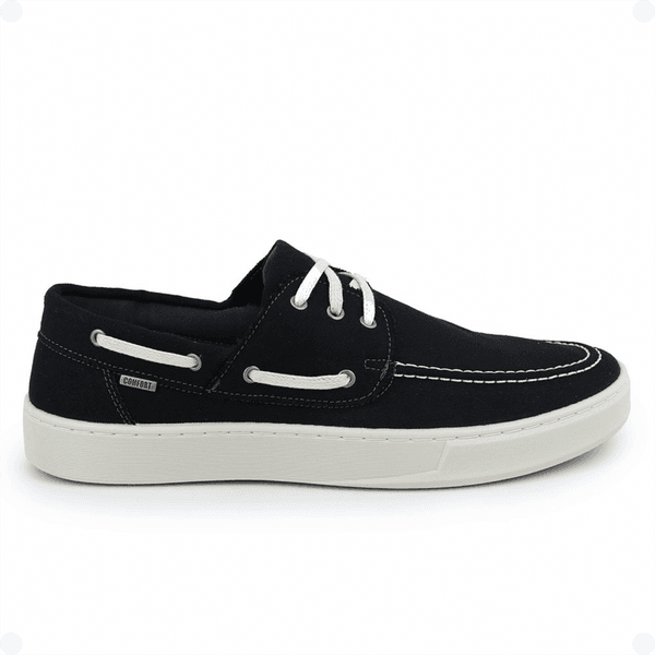 Dockside Casual Masculino Lona Preto