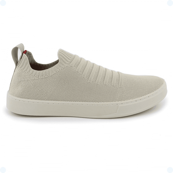 Tênis Masculino Knit Bege