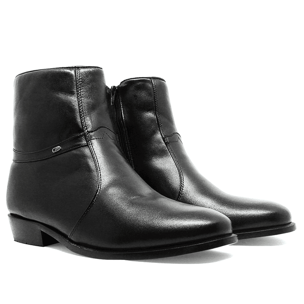 Bota masculina cano alto hot sale preta