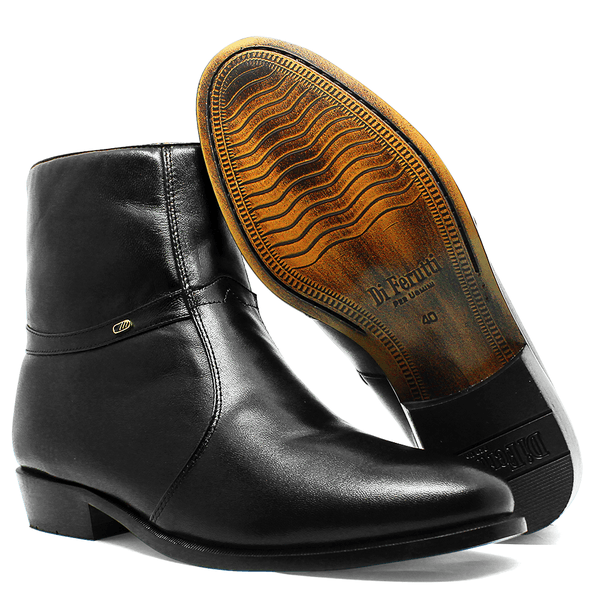 Bota masculina sale couro de carneiro